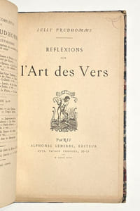 Réflexions sur l'Art des Vers.