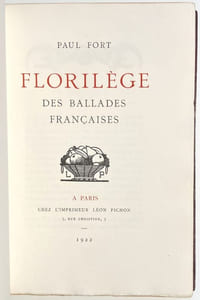 Florilège des ballades françaises. 