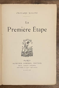 La Première Étape.