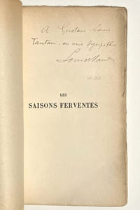 L'Aurore du soir. Les Saisons ferventes, poèmes. 