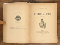 Rythmes & Rimes (à mettre en musique).