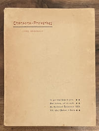 Premier livre des Chansons-Proverbes. Les Abstinentes – Les Indulgentes – Les Innocentes – Les Caressantes.