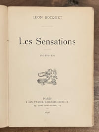 Les Sensations, poésies.
