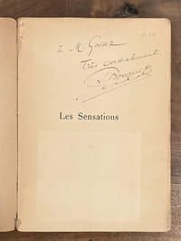 Les Sensations, poésies.