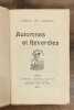 Automnes et Reverdies. . DES GUERROIS Charles.