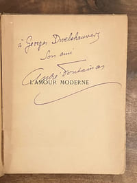 L'Amour moderne, poème. 