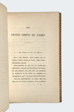 Des petits chiens de dame, spécialement de l'épagneul nain. . BONNARDOT Alfred.