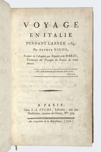 Voyage en Italie pendant l'année 1789.