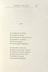 Chansons pour elle.