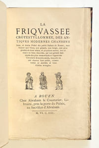 La Friquassée crotestyllonnée, commentée par Me Épiphane Sidredoulx. Avec une préface de Prosper Blanchemain.