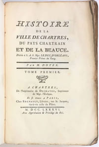 Histoire de la ville de Chartres, du pays chartrain et de la Beauce.