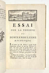 Essai sur la théorie du somnambulisme magnétique. [Relié avec :] Journal du traitement magnétique de la demoiselle N., lequel a servi de base à l'Essai sur la Théorie du somnambulisme magnétique. 