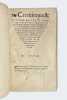Cronicque & Histoire, [...] contenant les choses advenues durant le r&egrave;gne du Roy Loys unziesme, tant en France, Bourgongne, Flandres, Arthois, ...