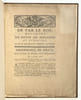 Ordonnance de police sur la police des march&eacute;s, & les accaparements. Du 23 f&eacute;vrier 1788. . 