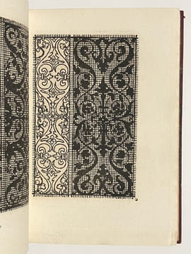 Patrons de broderie et de lingerie du XVIe siècle, reproduits par le procédé Lefman et Lourdel et publiés d'après les éditions conservées à la ...