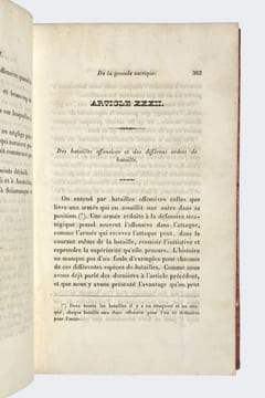 Précis de l'art de la guerre, ou Nouveau tableau analytique des principales combinaisons de la stratégie, de la grande tactique et de la politique ...