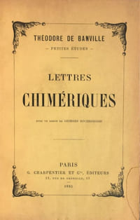 Lettres chimériques.