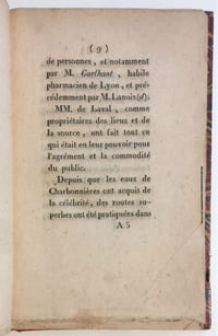 Voyage aux eaux de Charbonnières près de Lyon, ou Natalie reconnue.