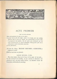 Le Glas. Pièce en cinq actes dont un prologue et un épilogue.