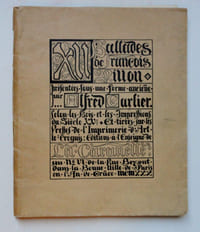 XII Ballades présentées sous une forme anciennes par Alfred Carlier.
