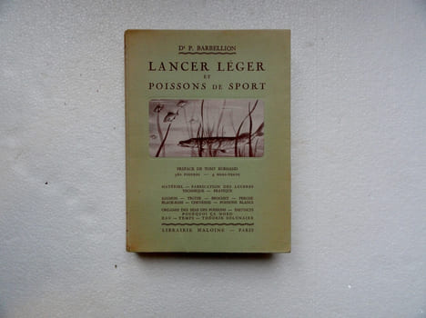 Lancer léger et poissons de sport.
. BARBELLION (Dr P.)