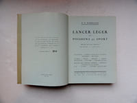 Lancer léger et poissons de sport.
