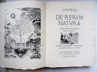 De Rerum Natura. Traduction françaises par A. Ernout.