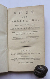 Voeux d'un solitaire, pour servir de suite aux Etudes de la Nature.