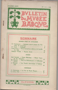 Bulletin du Musée basque 1-2 1926