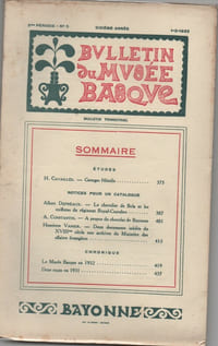 Bulletin du Musée Basque 1-2 1933