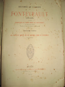 Histoire de l'Ordre de Fontevrault (1100-1908)
