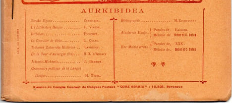 Gure Herria octobre 1925. Collectif