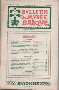 Bulletin du Musée Basque 1-2-3-4 1941