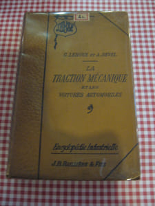 La traction mécanique et les voitures automobiles