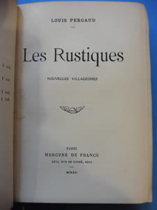 Les rustiques / Nouvelles villageoises