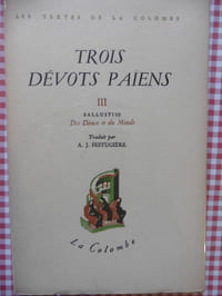 Trois dévots païens / 3 volumes