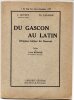 Du Gascon au Latin. J.Bouzet et T.Lalanne