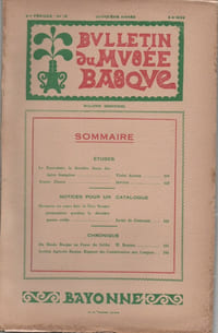 Bulletin du Musée Basque 3-4 1939