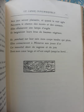 Le coeur innombrable. Comtesse de Noailles