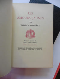 Les amours jaunes