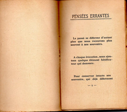 Pensées errantes. J.-H. Rosny Aîné
