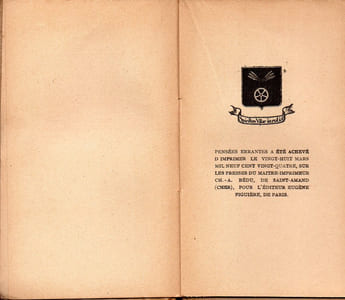 Pensées errantes