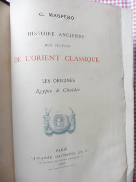 Histoire ancienne des peuples de l'Orient classique. Gaston MASPERO