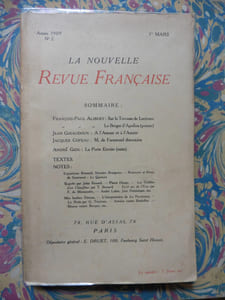 La Nouvelle Revue Française n°2