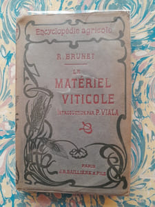 Le matériel viticole