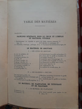Le matériel viticole. R.Brunet