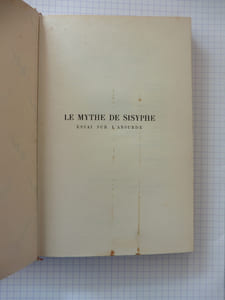 Le mythe de Sisyphe