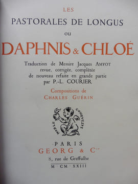Daphnis & Chloé. Longus