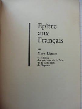 Le manifeste de la cathédrale. Marc Légasse