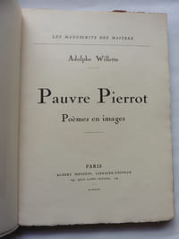 Pauvre Pierrot Poèmes en images